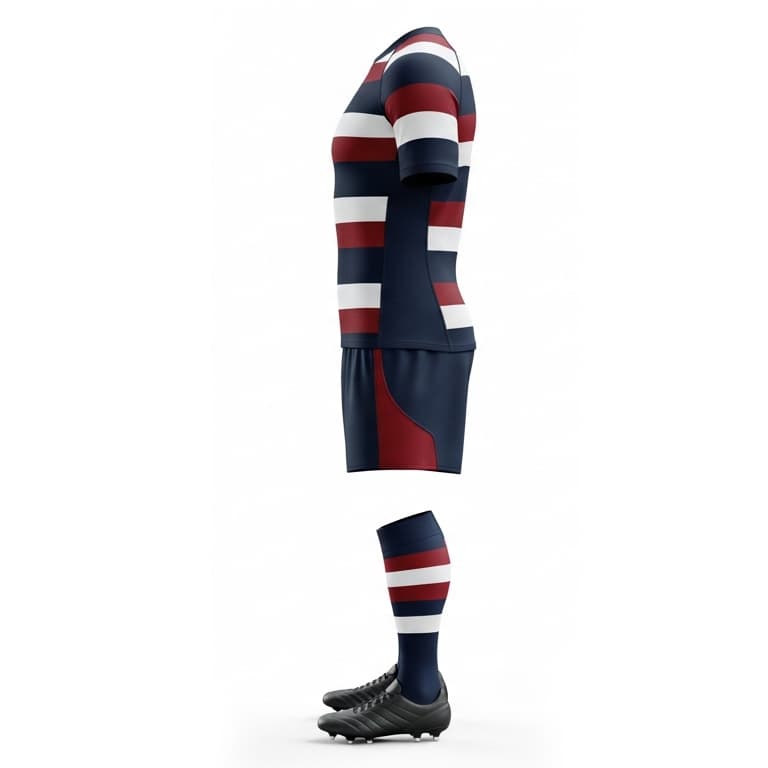 Men's Rugby Uniform Set - Performance Jersey, Shorts & Sock view 2