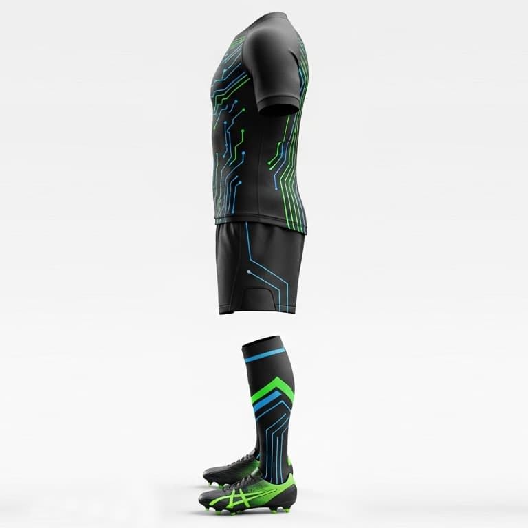 Pro-Fit Rugby Uniforms for Men's Performance Jersey, Shorts & Socks view 2