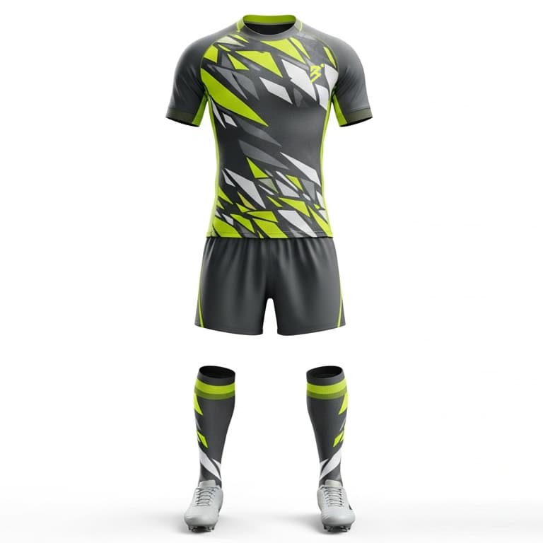 Men's Rugby Uniform Set - Pro-Fit Performance Jersey, Shorts & Socks