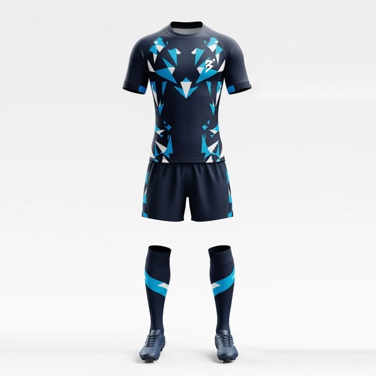 Men's Rugby Uniform - Custom Sublimated Jersey & Shorts Set - Performance Team Kit