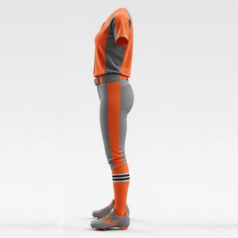 Women's Pro-Fit Softball Uniforms: Jersey & Pants Set view 2