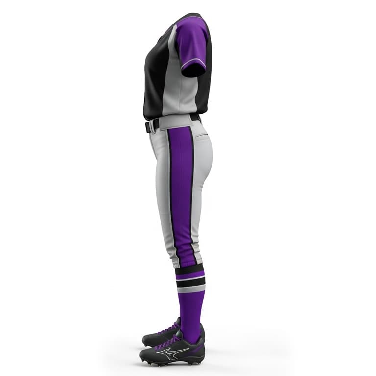 Women's Ultimate Performance Softball Uniform: Jersey & Pants Set view 2