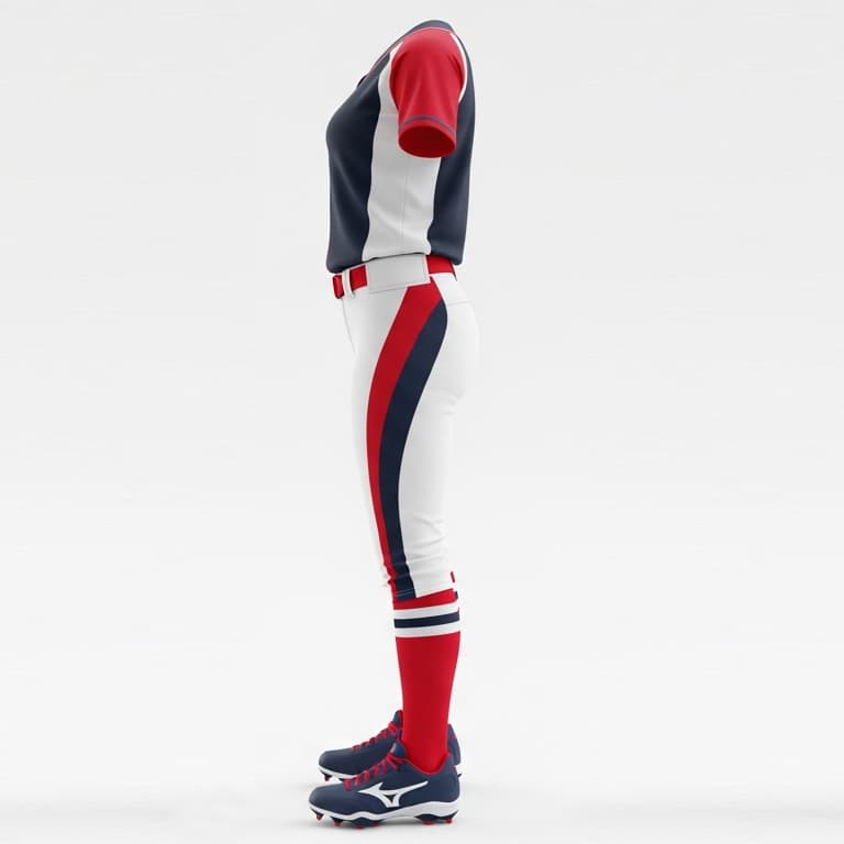 Women's Elite Series Softball Uniform: Jersey & Pants Set view 2