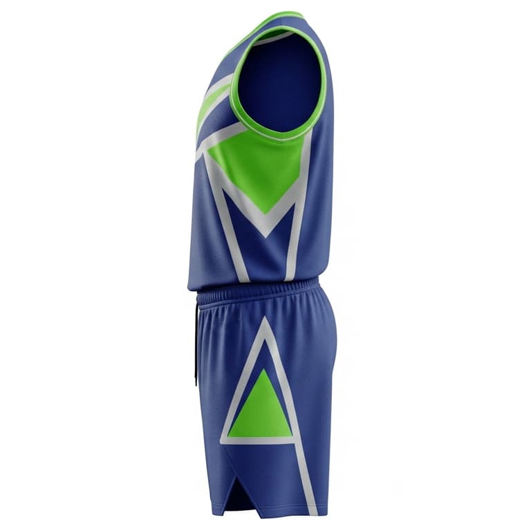 Customizable Men's Basketball Uniform Set view 3