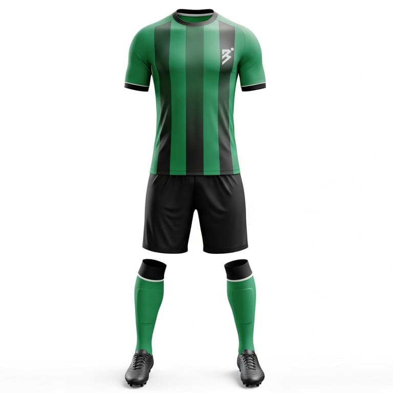 Men's Classic Striped Soccer Uniform