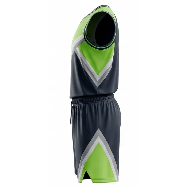 Customizable Men's Basketball Uniform view 3