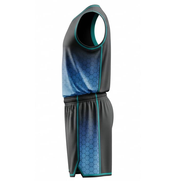 Men's Custom Sublimated Basketball Uniform view 2