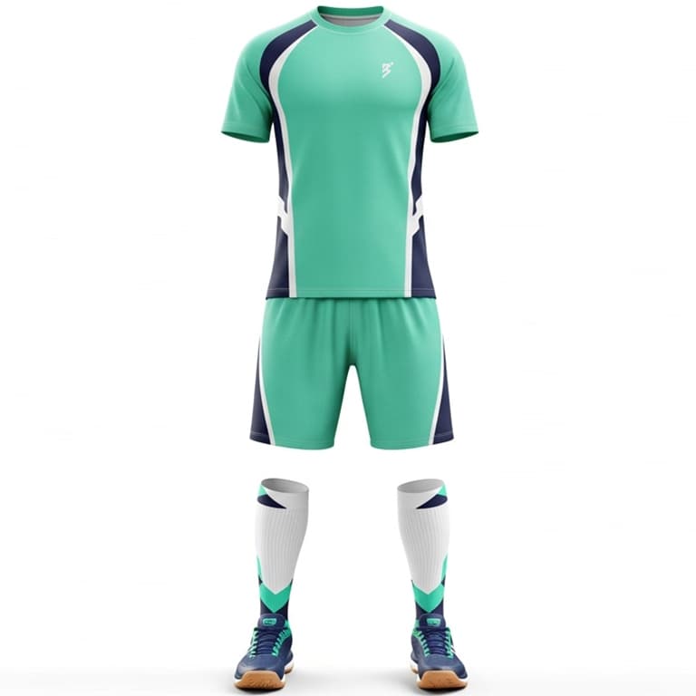 Men's Dynamic Aqua Volleyball Uniform