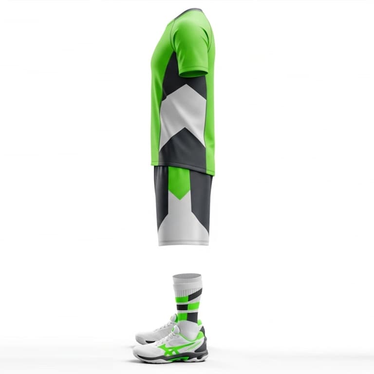 Men's Pro-Fit Volleyball Jersey & Shorts Set - Breathable, Lightweight Uniform view 2