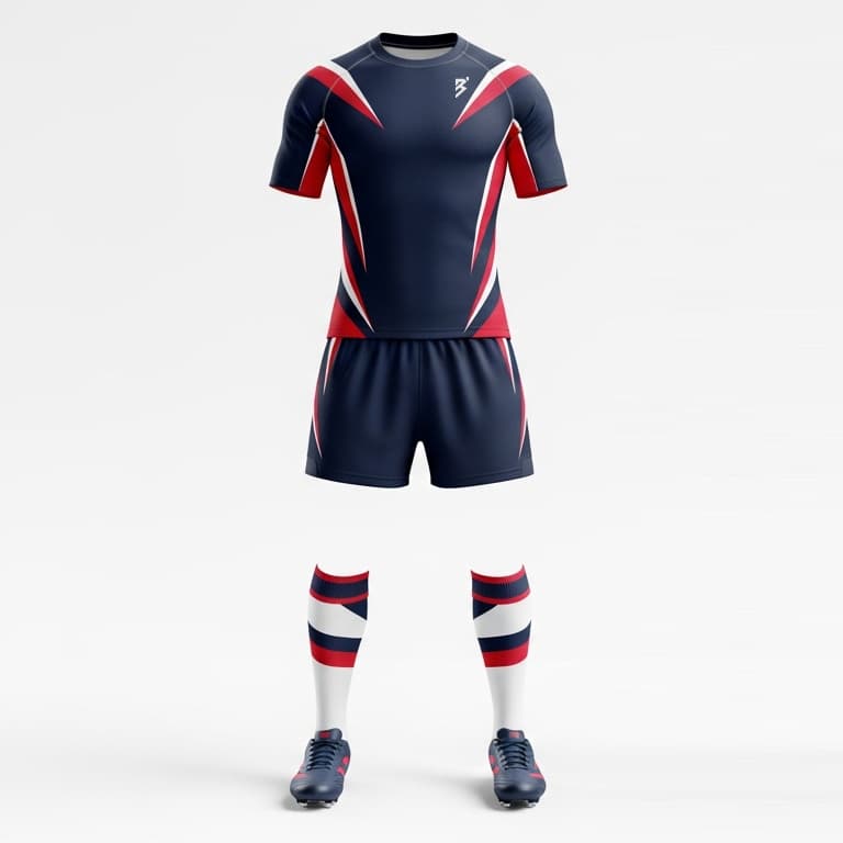 Men's Rugby Uniform Set - Jersey, Shorts & Socks | Pro-Fit Performance Gear
