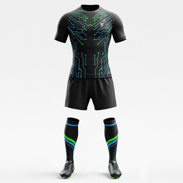 Pro-Fit Rugby Uniforms for Men's Performance Jersey, Shorts & Socks