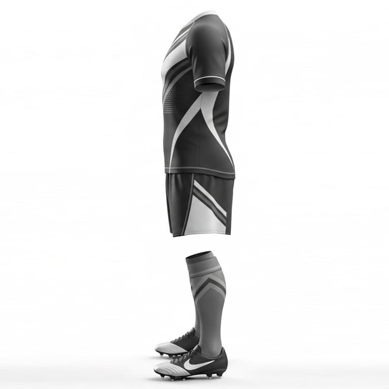 Men's Pro Rugby Jersey and Shorts Set - High-Performance Uniform view 2