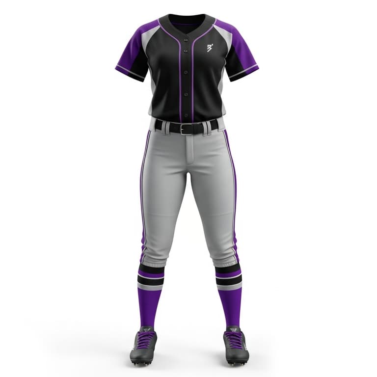 Women's Ultimate Performance Softball Uniform: Jersey & Pants Set