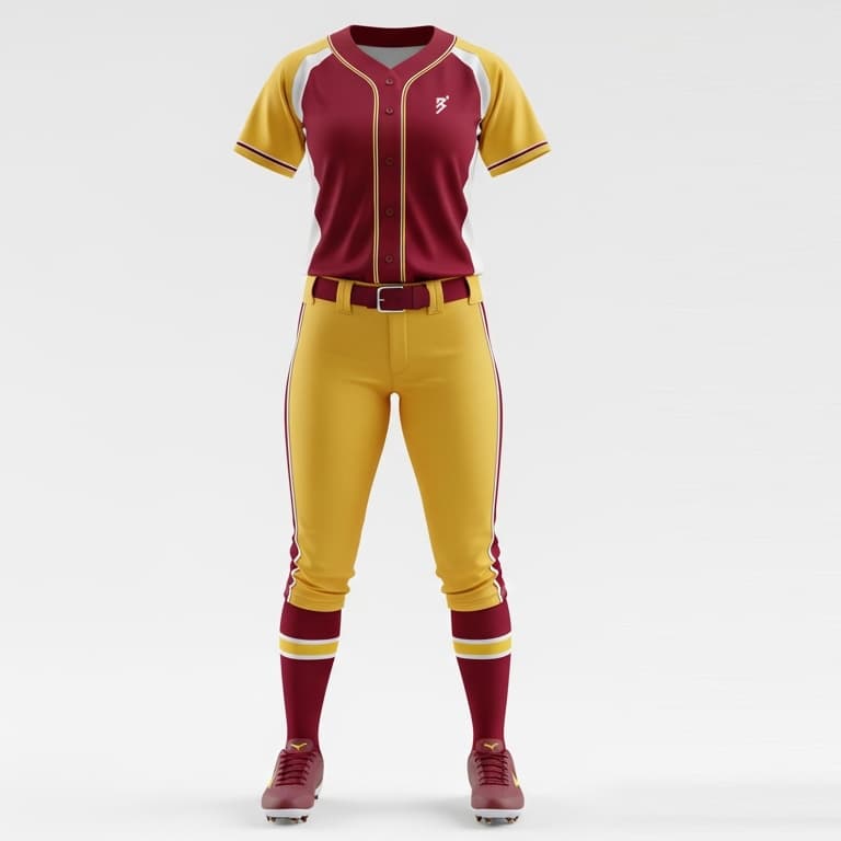 Women's Victory Pro Softball Uniform: Jersey & Pants Set