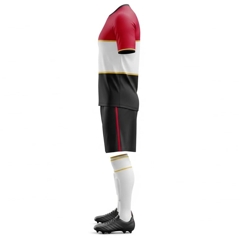 Men's Classic Triple Stripe Soccer Uniform view 2