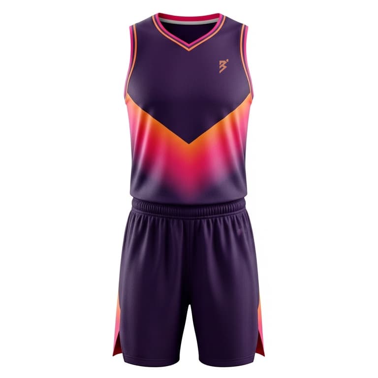 Customizable Men's Basketball Uniform Set