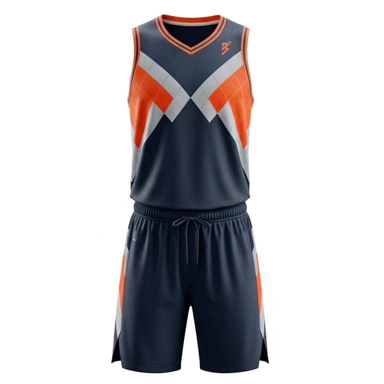 Men's Pro-Fit Basketball Uniform - Performance Jersey & Shorts Set