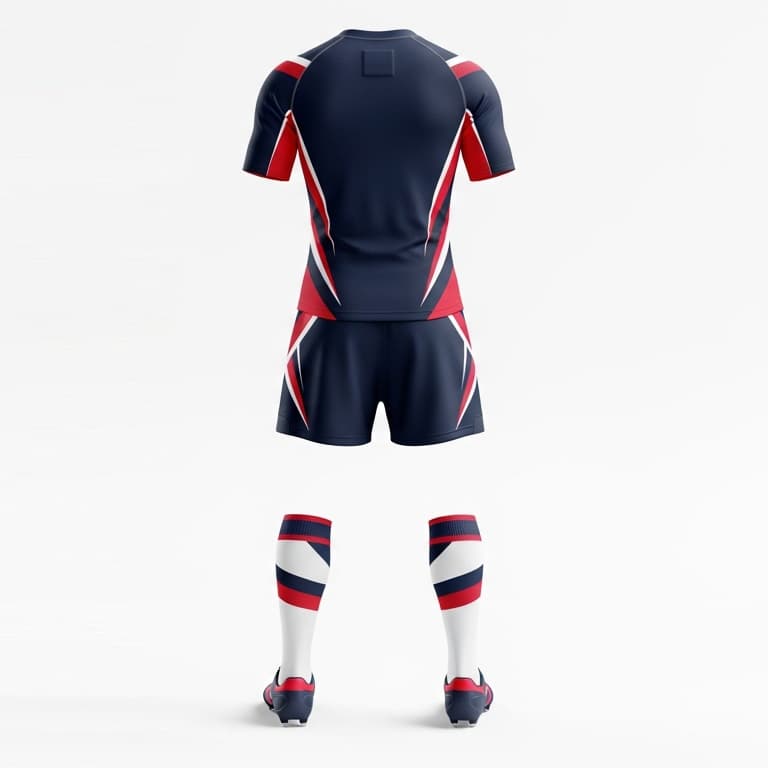 Men's Rugby Uniform Set - Jersey, Shorts & Socks | Pro-Fit Performance Gear view 3