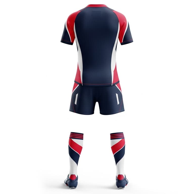 Pro-Fit Rugby Uniforms for Men - Breathable Performance Jersey and Shorts Set view 3