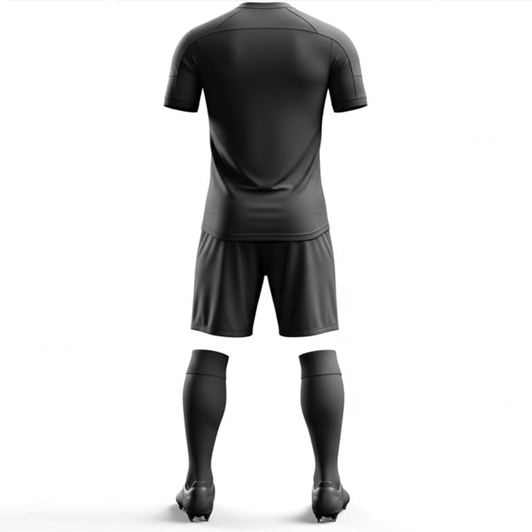 Men's Stealth Black-on-Black Soccer Uniform Kit view 3