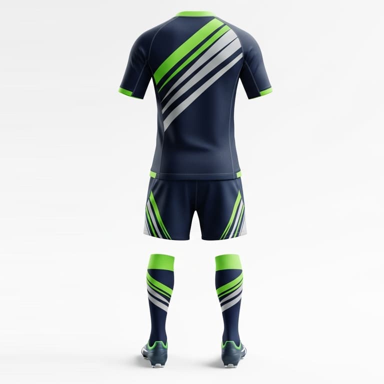 Men's Rugby Uniform Set - Pro-Fit Performance Jersey, Shorts & Socks view 3