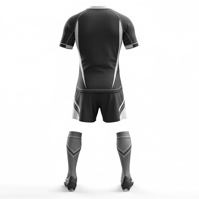 Men's Pro Rugby Jersey and Shorts Set - High-Performance Uniform view 3
