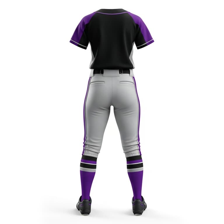 Women's Ultimate Performance Softball Uniform: Jersey & Pants Set view 3