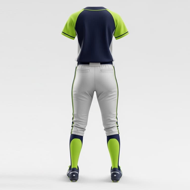 Women's Pro-Grade Softball Uniforms: Jersey & Pants view 3