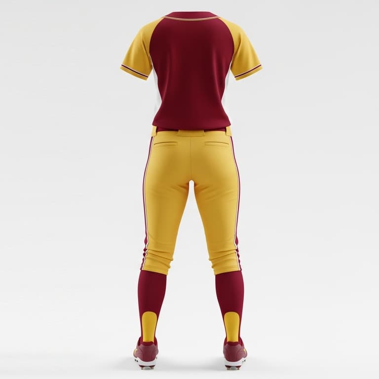 Women's Victory Pro Softball Uniform: Jersey & Pants Set view 3