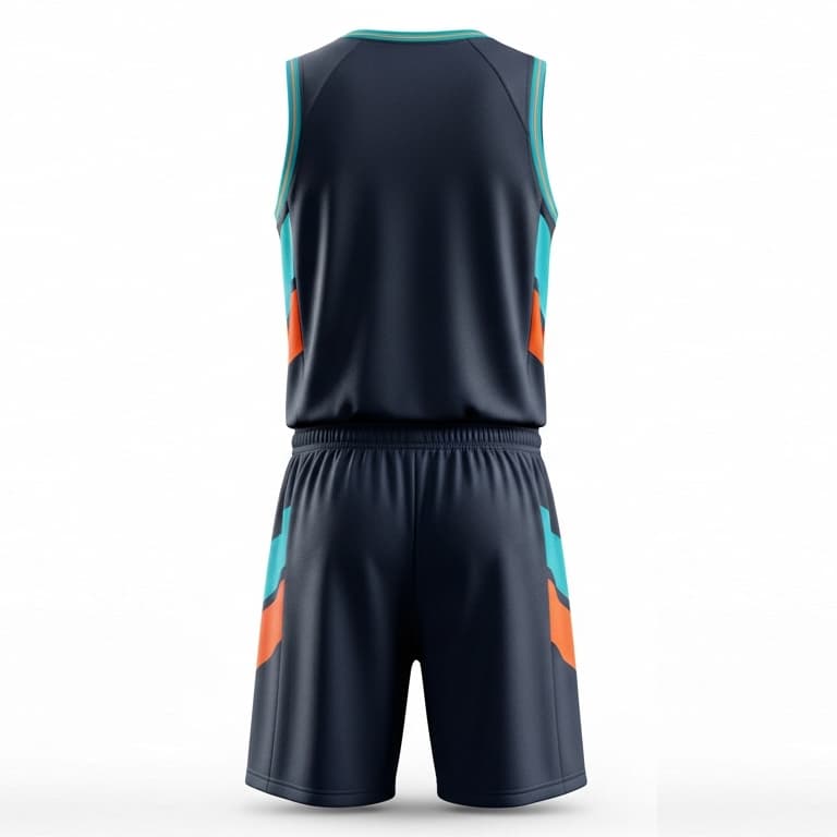 Men's Sublimated Basketball Uniform - Pro-Fit Jersey & Shorts Set view 2