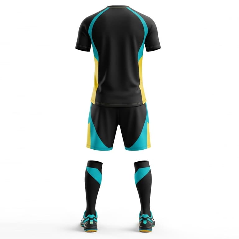 Men's Elite Pro Volleyball Jersey and Shorts Set - Breathable Athletic Uniform view 3