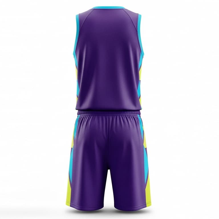 Custom Sublimated basketball Jersey & Shorts Set view 3