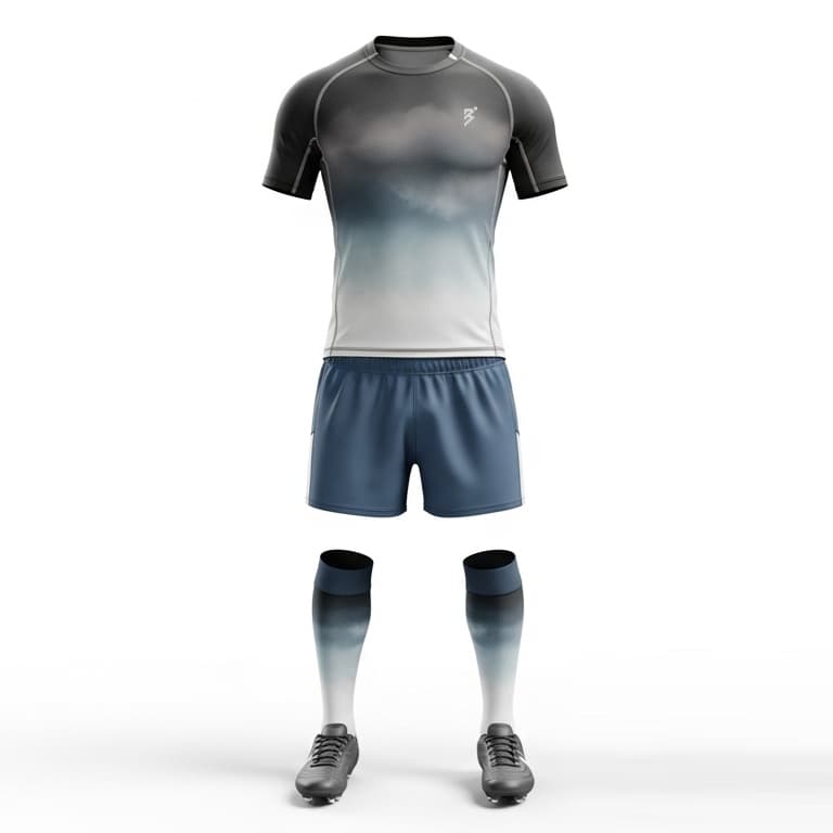 Rugby Uniform Set - Smoke & Storm Design