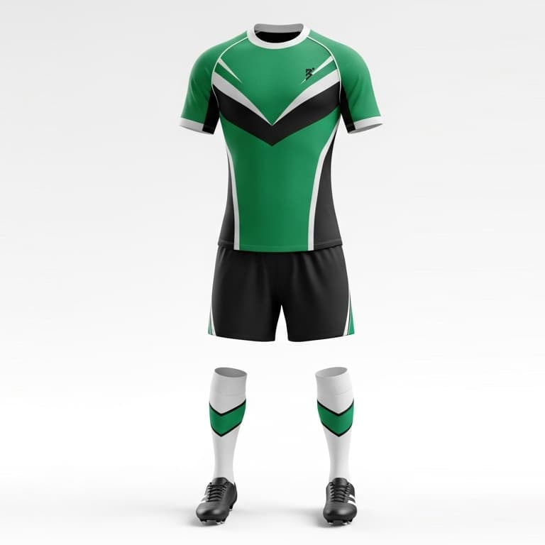 Men's Pro-Fit Rugby Uniform Set - Jersey & Shorts