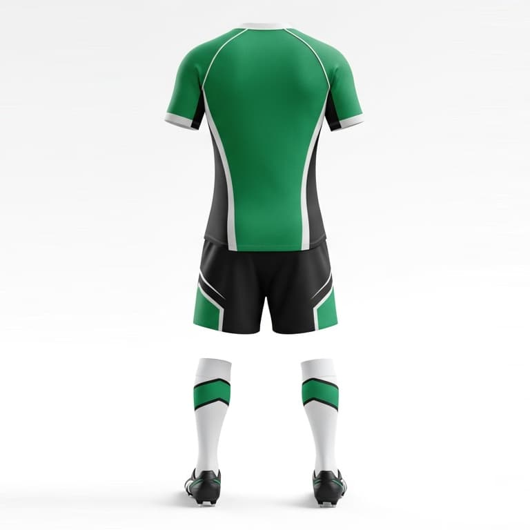 Men's Pro-Fit Rugby Uniform Set - Jersey & Shorts view 2