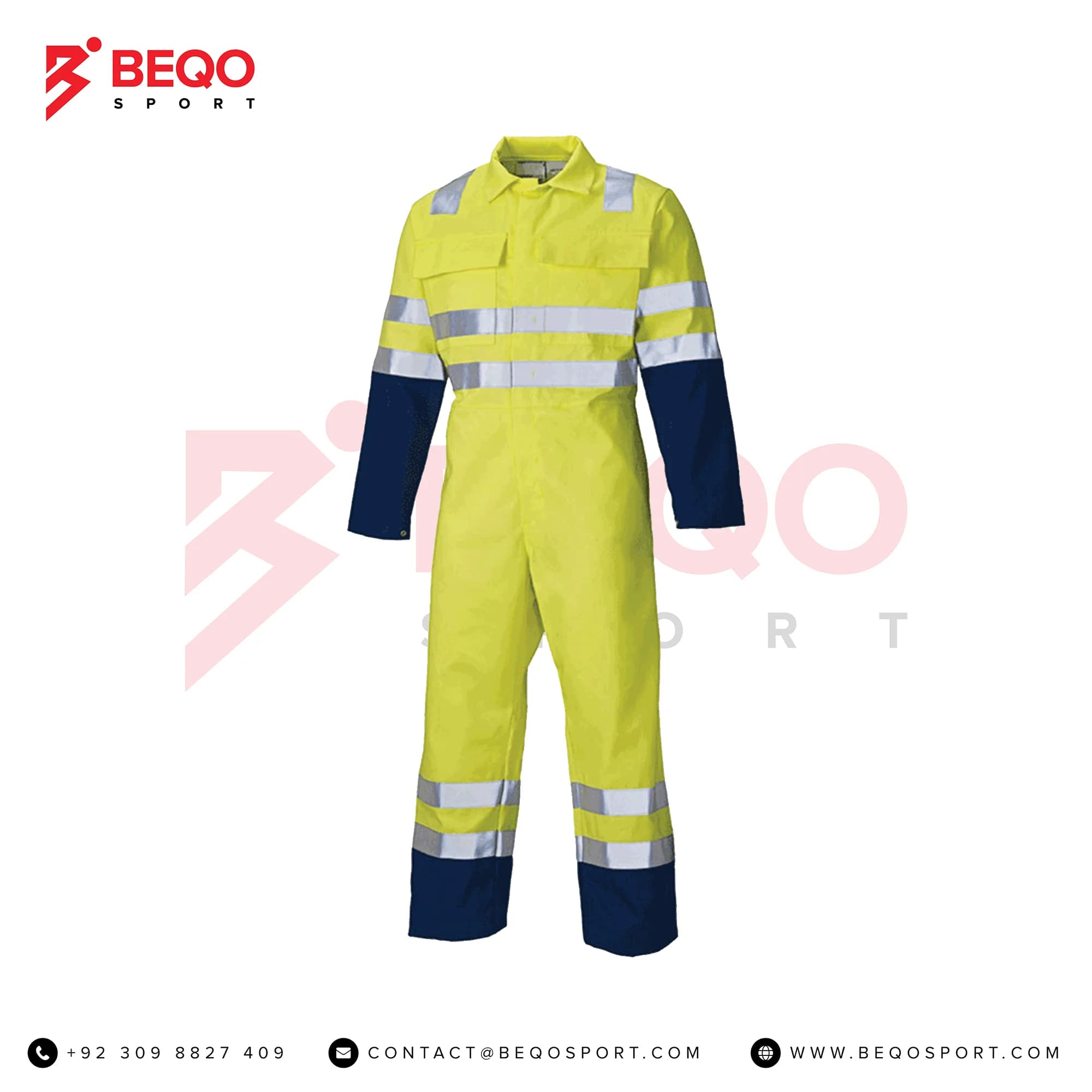 100% Cotton Fire Retardant Coverall with Reflectors