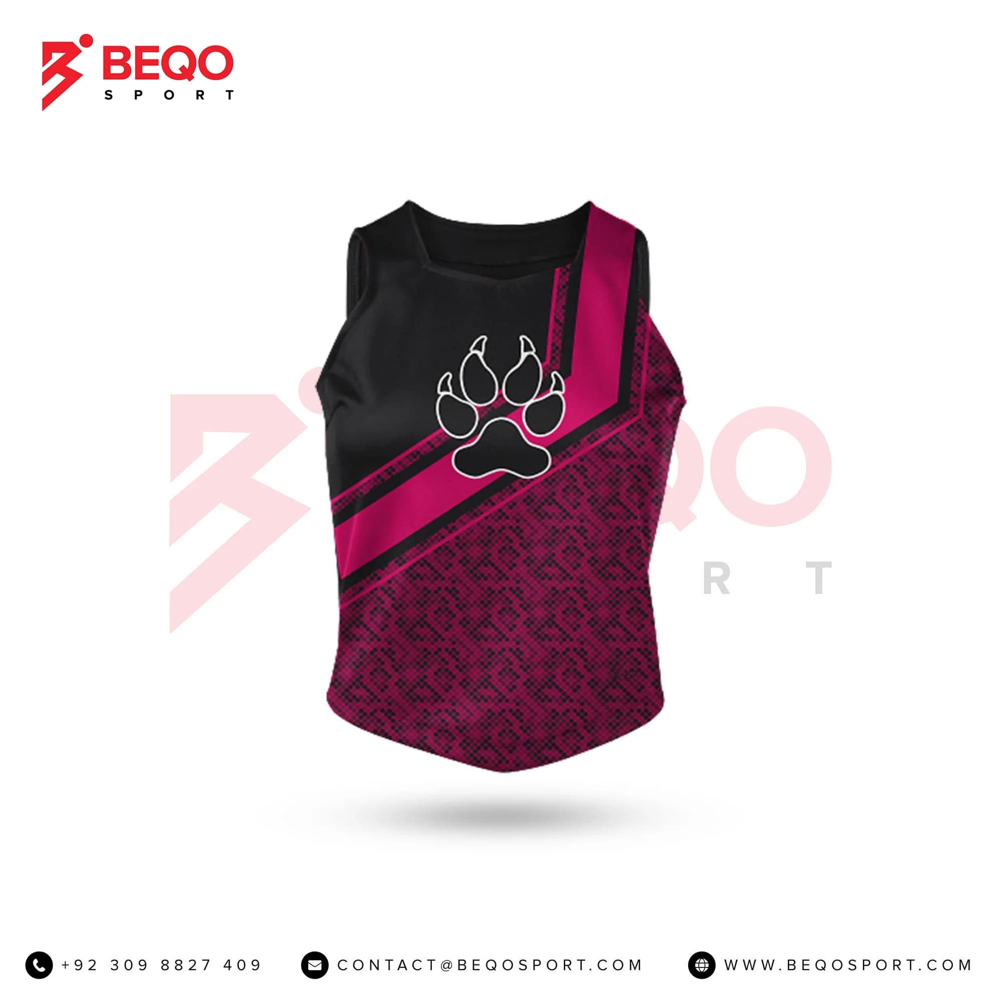 Black and Pink Grow Cheer Modified Shell