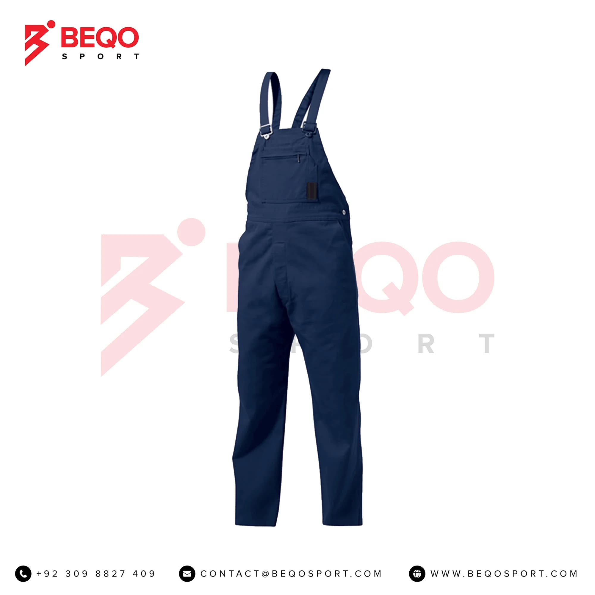 Cotton coverall with Adjustable Straps & Front Pocket