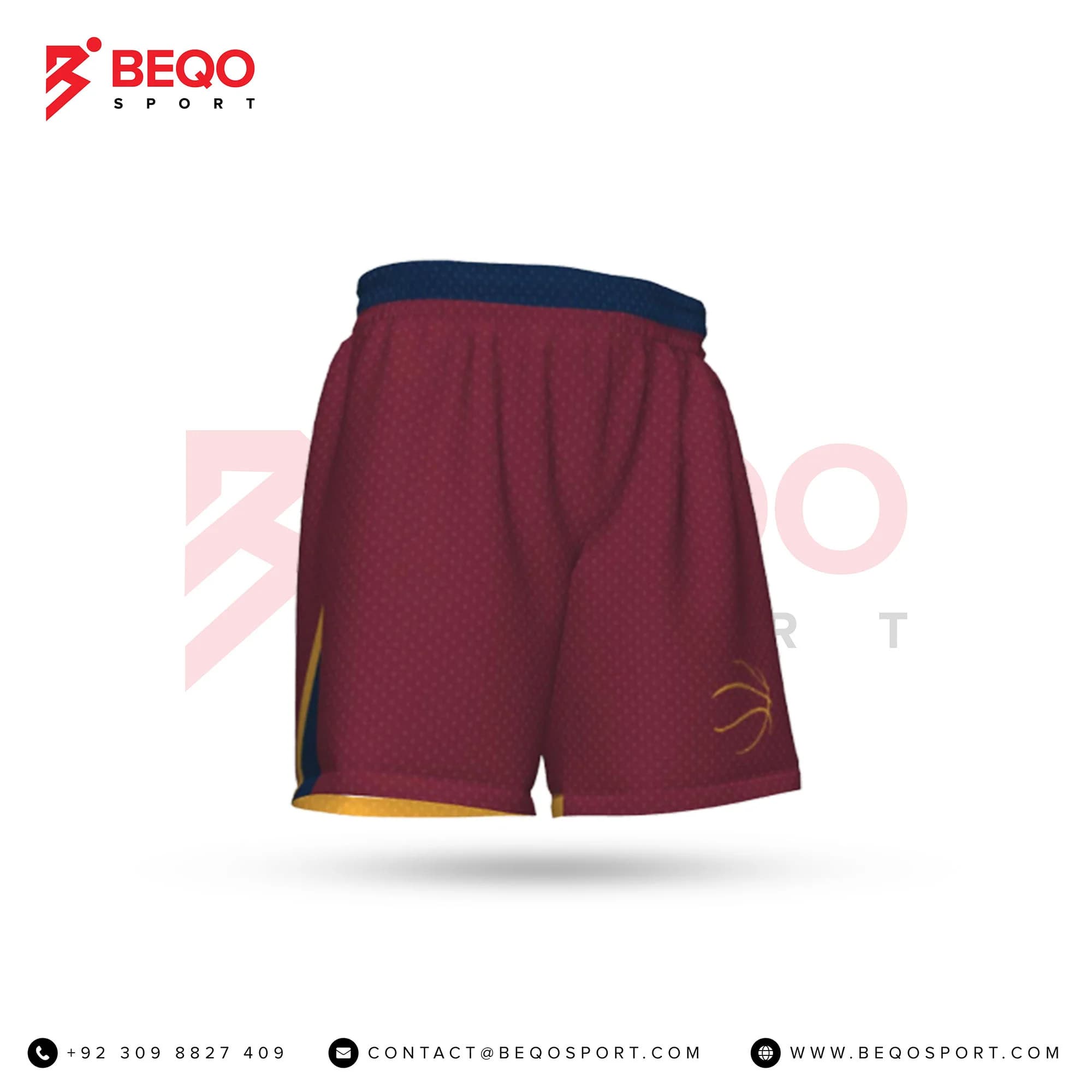 Men's Custom Sublimated Reversible Basketball Shorts