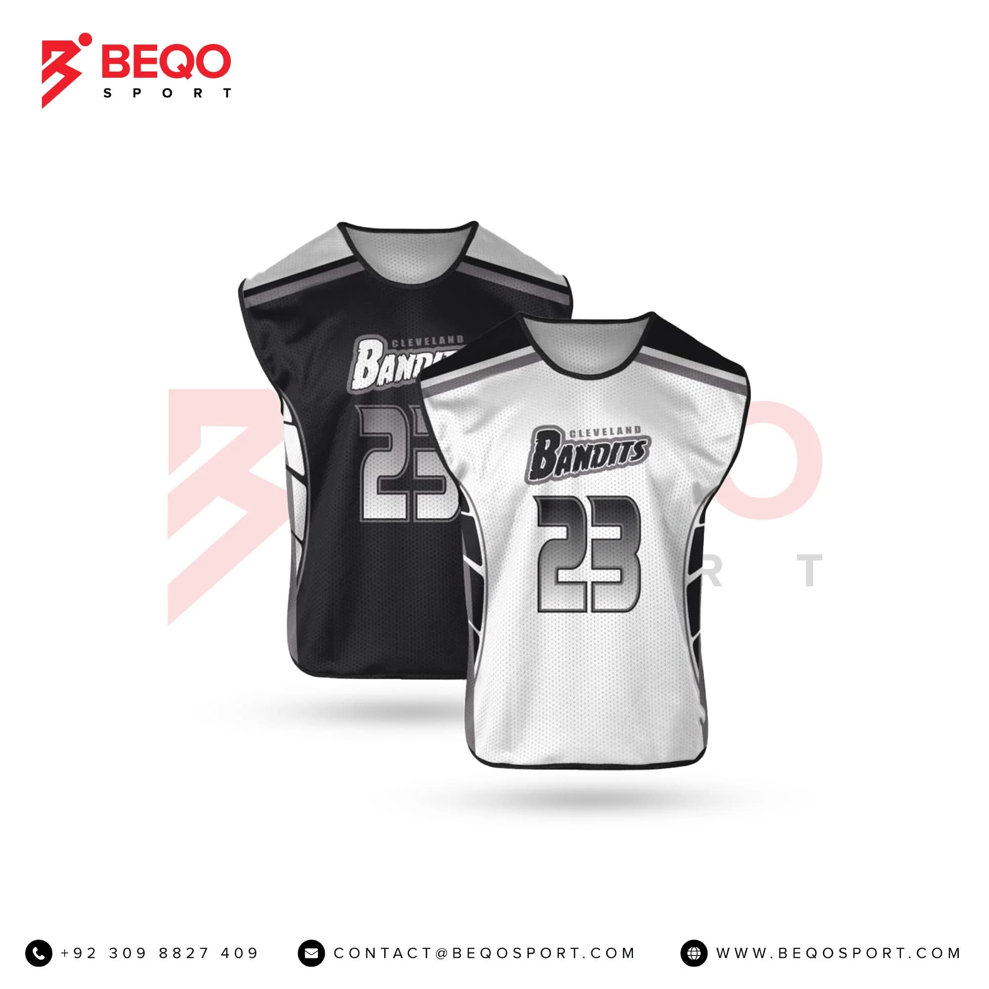 Men's Reversible Sleeveless Lacrosse Jerseys