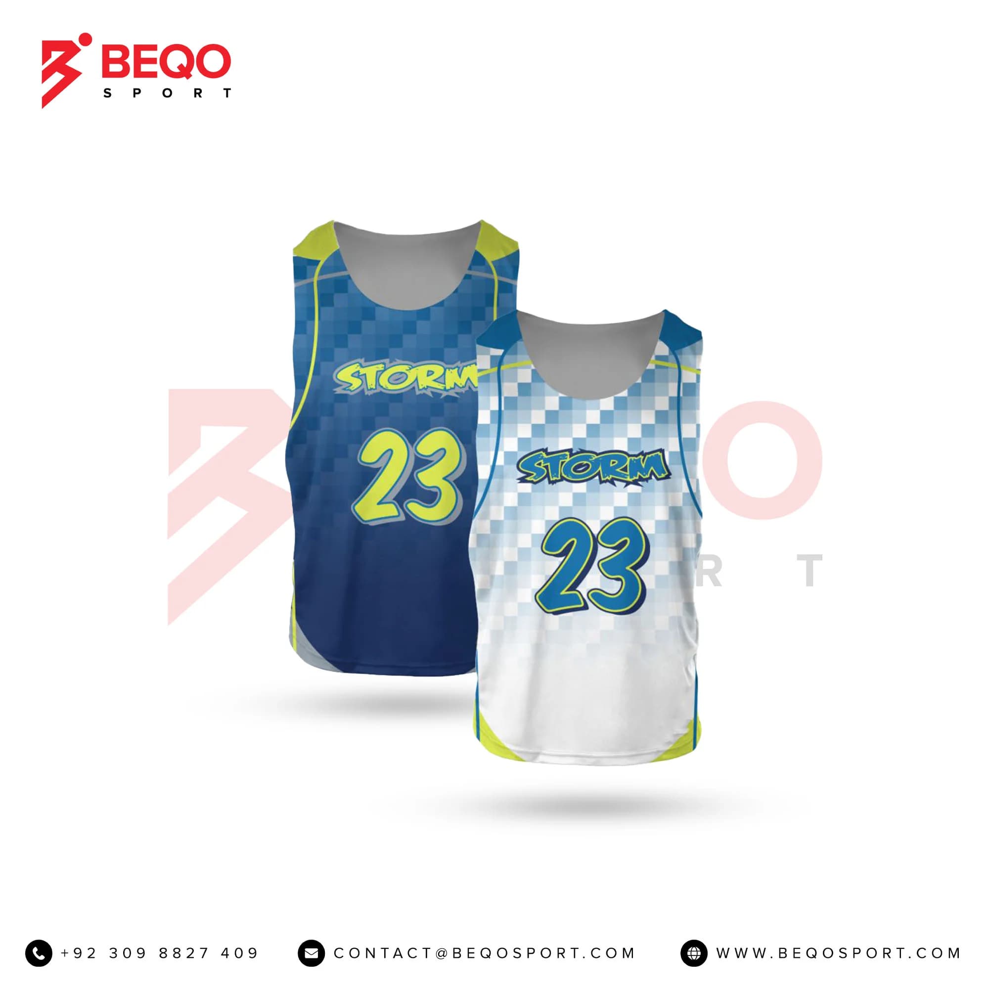 Multi Color Reversible Lacrosse Jerseys