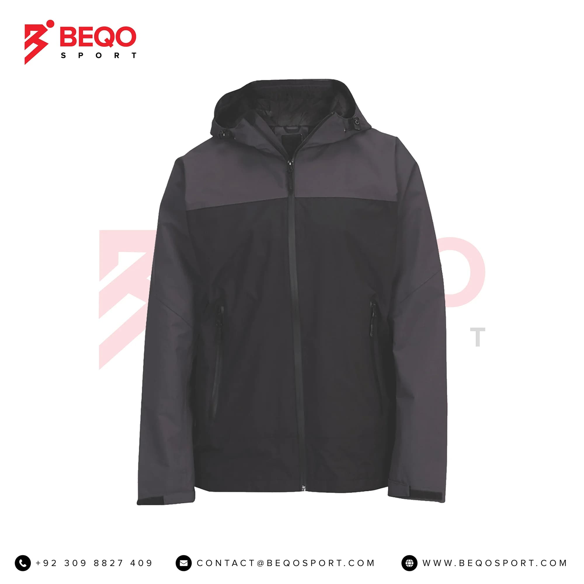 Waterproof and Windbreaker Jacket with Internal Fleece Lining