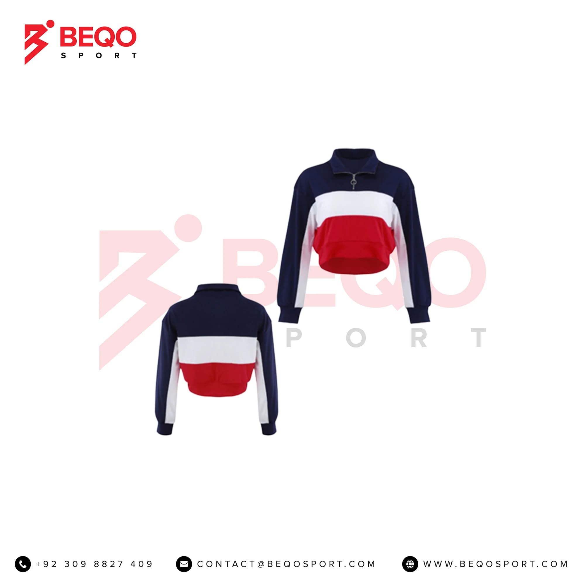 Women’s Multi-Panel Crop Sweatshirt