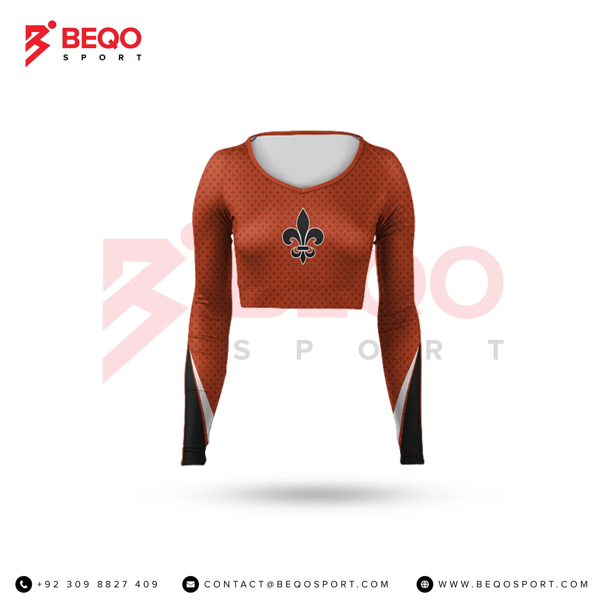 Women's Sublimation Cheer V-Neck Bodyliner